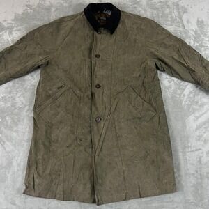 Barneys New‎ York Overcoat Mens 38 Green Olive Amaretta Edition Nylon Germany